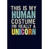 Men's Lost Gods Unicorn in Human Costume T-Shirt - 2 of 4