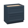 CASAINC 36 in. W x 34.5 in. H x 24 in. D 2-Drawer Base Kitchen Cabinet – Soft-Close, Plywood Frame - Ready to Assemble - 2 of 4