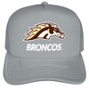 Western Michigan University Primary Logo Foam Trucker Cap Grey Os - 2 of 4