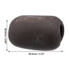 Unique Bargains Ceramic Aquarium Hideaway Rock Cave Fish Tank Decoration 3.72"x2.58"x2" Brown 1 Pc - 3 of 4