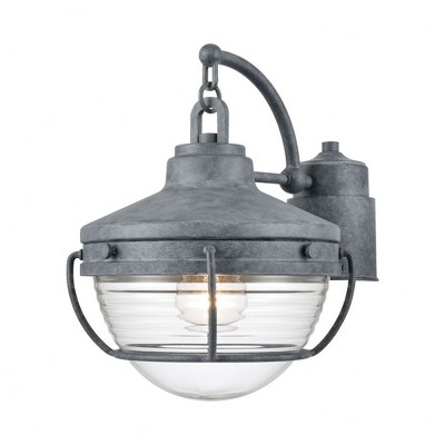 Elk Home Eastport 1 - Light Post Light in  Aged Zinc