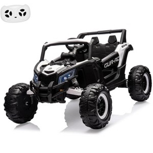 24V 2 Seater Ride on UTV Car for Big Kids,Electric Vehicle,Battery Powerd Electric Off-Road UTV Car w/Remote Control,2 * 200W Motor, Spring Suspension - 1 of 4