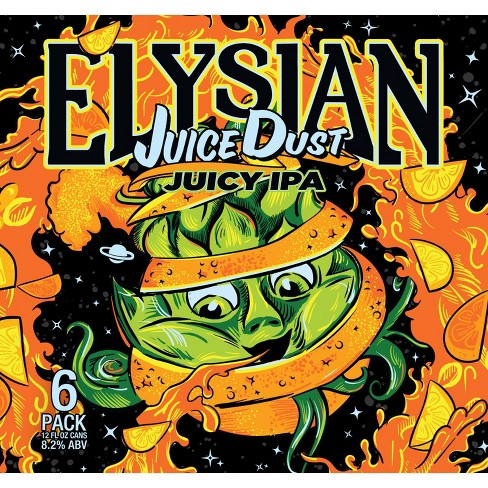 Elysian Juice Dust Ipa - 6pk/12 Fl Oz Cans : Target