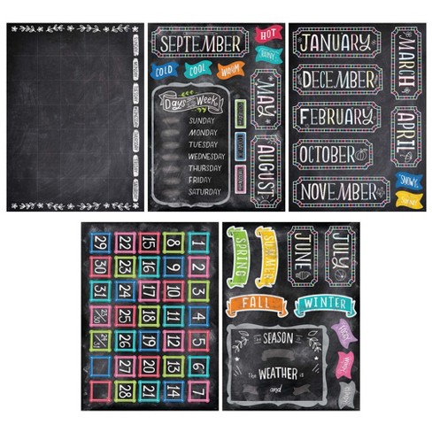 Creative Teaching Press® Chalk It Up! Calendar Bulletin Board Set : Target