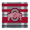 NCAA Ohio State Buckeyes Heathered Stripe Queen Bedding Set in a Bag - 3pc - 2 of 3
