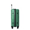 MAYEERTY 3-Piece Luggage Sets, Suitcase with Wheels, Hardside Suitcase with Four Spinner Wheels and Scratch-Resistant Surface, Green - 20", 24", 28" - 3 of 4