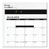 Monthly Refillable Desk Pad, 22 x 17, White Sheets, Black Binding, Black Corners, 12-Month (Jan to Dec): 2026 - 2 of 4