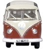 Volkswagen T1 Samba Bus Sealing Wax Red and Gray 1/148 (N) Scale Diecast Model Car by Oxford Diecast - 4 of 4