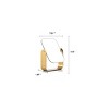 J&V TEXTILES Table Desk Vanity Makeup Mirror,7-Inch Portable Folding Mirror with Metal Stand 360°Adjustable Rotation - 2 of 4