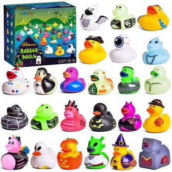 Fun Little Toys Halloween Rubber Ducks, 24 pcs