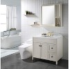 PROOX 8 in. Widespread 2-Handle Waterfall Spout Bathroom Faucet with Pop-Up Assembly - 2 of 4
