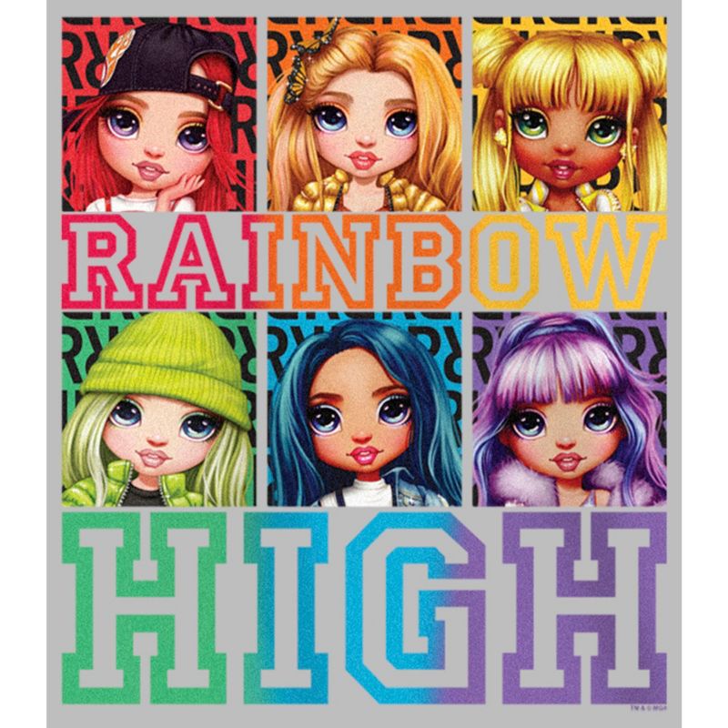 Girl's Rainbow High Character Portraits T-Shirt, 2 of 6