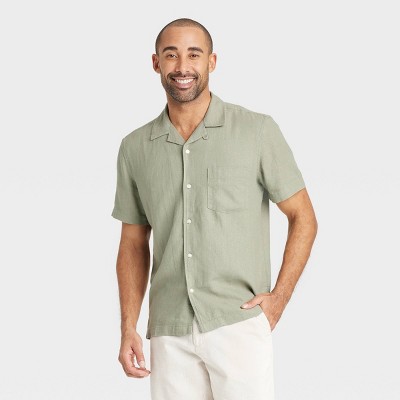 Men's Vintage Short Sleeve Camp Shirt - Goodfellow & Co™