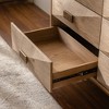 6 Drawers Dresser, Modern Dressers & Chests of Drawers, TV Stand,Light Wood Dresser for Bedroom natural - 3 of 4