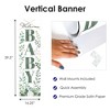 Big Dot of Happiness Boho Botanical Baby - Greenery Baby Shower Front Door Decoration - Vertical Banner - 3 of 4