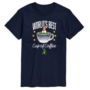 Men's - Elf - Worlds Best Cup Of Coffee Short Sleeve Graphic T-Shirt - 1 of 3