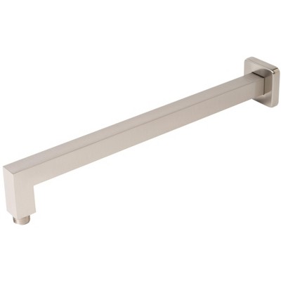 ALFI Brushed Nickel 16 Inches Square Wall Shower Arm