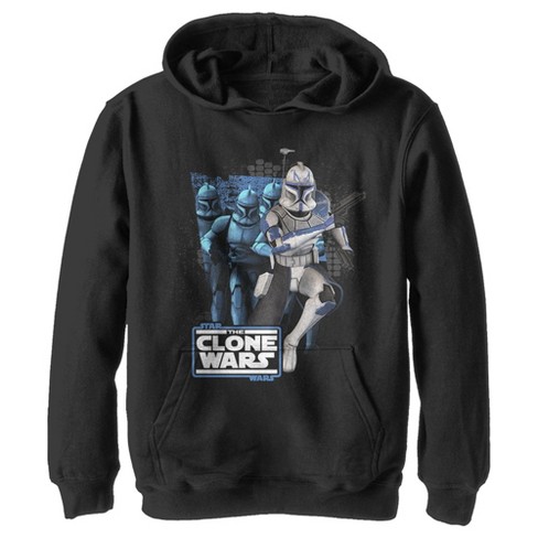 Boy's Star Wars: The Clone Wars Captain Rex Mashup Pull Over Hoodie - image 1 of 3