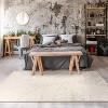Luxe Weavers Floral Palm Leaf Cream Indoor Area Rug - 4 of 4