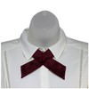 Women's Solid Color 1.75" W x Up to 19" L Crossover Tie Uniform Adjustable Neck tie - 2 of 3