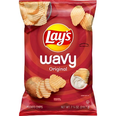 Lay's Wavy Original Potato Chips - 7.5oz