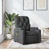 vidaXL Massage Recliner Chair Dark grey - 2 of 4