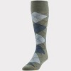 Signature Gold by GOLDTOE Men's Argyle Crew Socks 3pk - Blue/Sage Green/Oatmeal 6-12.5 - 3 of 3
