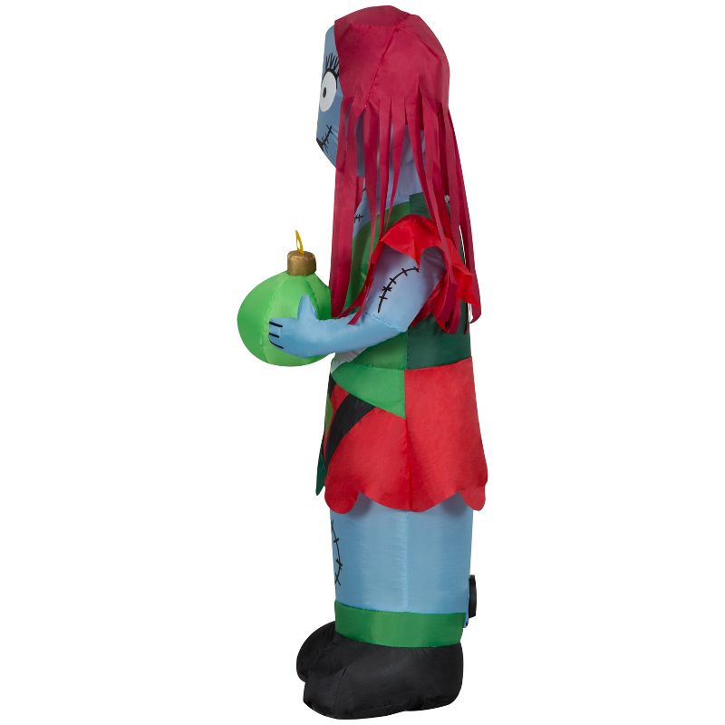 Gemmy Christmas Inflatable Sally in Holiday Outfit, 3.5 ft Tall, Multi, 3 of 7