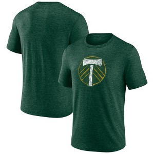 MLS Portland Timbers Men's Gray Short Sleeve Triblend Chest Logo T-Shirt - 1 of 3