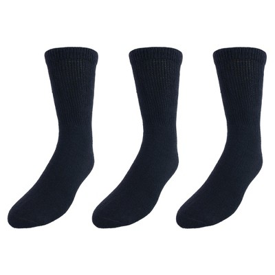 Ctm Men's Cushioned Diabetic Crew Socks (3 Pair Pack) Target