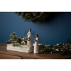 Frosted Winter Angel with Bird and Wreath Accent (Set of 6) - 2 of 4