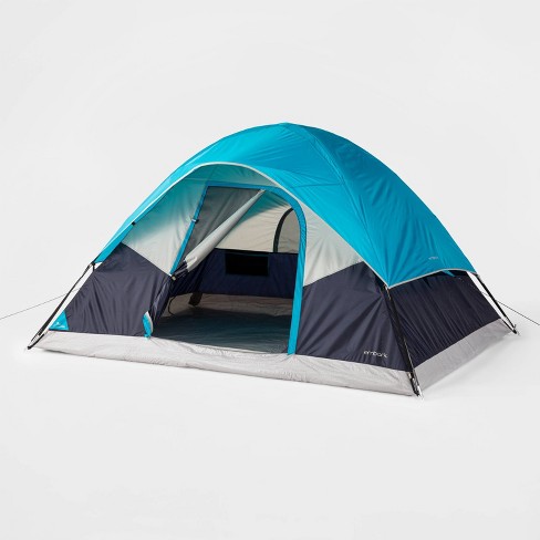 Aarzelen Vergelijkbaar schouder 4 Person Dome Tent Blue - Embark™ : Target