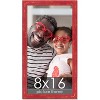 PosterPalooza | Panoramic Shabby Chic Red Picture Frame - UV Acrylic, Foam Board Backing, Hanging Hardware - 2 of 4