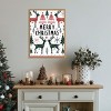 Amanti Art Merry Christmas No 2 by Andreas Magnusson Canvas Wall Art Print Framed - 4 of 4