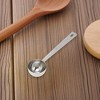 Unique Bargains Measuring Cups 30ml Large Measuring Spoon with Graduated Handle Dishwasher Safe Stainless Steel Silver Tone 1Pc - 2 of 4