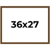 PosterPalooza | Flat Gold Picture Frame - UV Acrylic, Backing Board, Hanging Hardware Included - 2 of 4