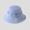 Anna-Kaci Women's Gingham Wide - Brim Sun Hat with Bow Chin Strap - 2 of 4
