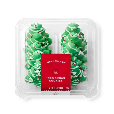 Holiday Iced Sugar Cookies - 10ct/13.5oz - Wondershop™