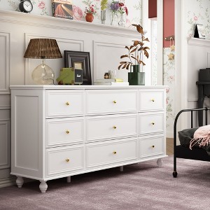 Famapy Nine - drawer Dresser: Exquisite Craftsmanship Meets Ample Storage - 1 of 4