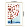 Amanti Art Surf and Sun I Red by Mercedes Lopez Charro Wood Framed Wall Art Print - 4 of 4