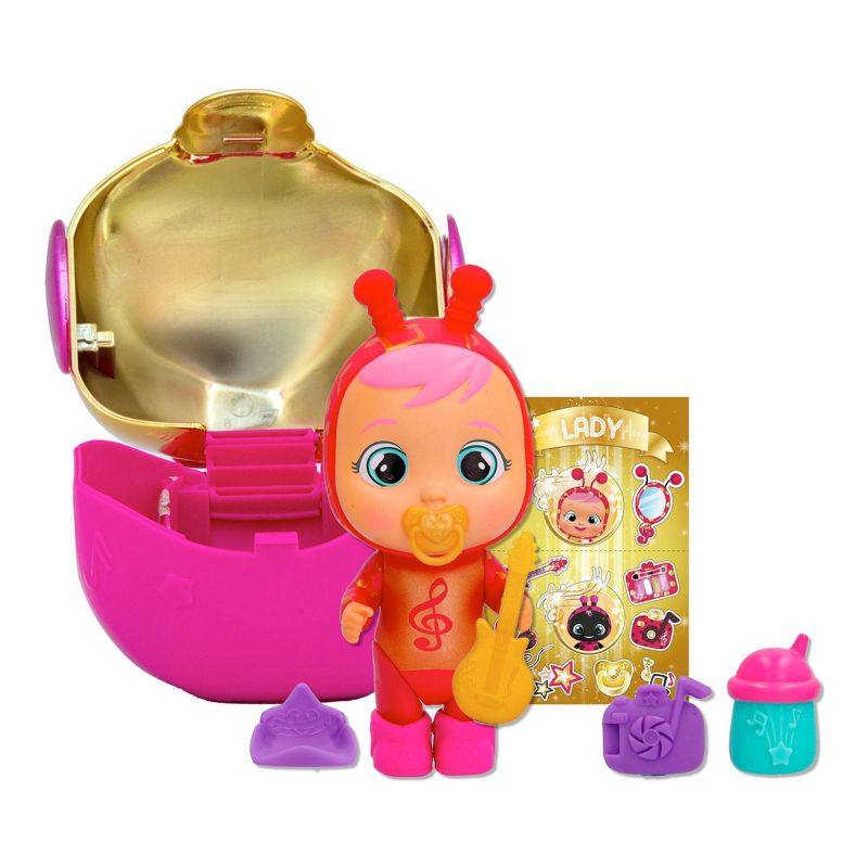 Cry Babies Magic Tears Music Metallic Gold Edition Baby Figure Included, 2 of 10