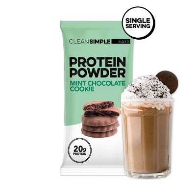 Clean Simple Eats Protein Powder - Mint Chocolate Cookie - 1.2oz/1 Stick