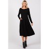 WEST K Women's Charlee Long Sleeve A-line Knit Dress with Pockets - image 2 of 4