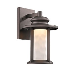 Chloe Lighting Owen Transitional Led Rubbed Bronze Outdoor Wall Sconce 12" Tall - 1 of 4