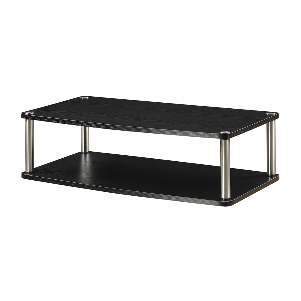 Photos - Mount/Stand Designs2Go XL Double Tier Swivel TV Stand for TVs up to 32" Black - Breigh