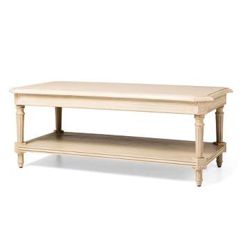 Maven Lane Pullman Traditional Square Wooden Coffee Table