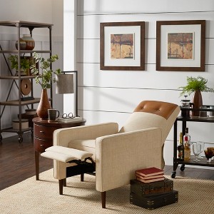 Inspire Q Roy Push Back Recliner - 1 of 4