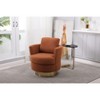 NicBex Teddy Swivel Barrel Accent Chair,Upholstered Swivel Living Room Chairs with Ring Backrest,Modern Armchair,Accent Chairs for Living Room - 2 of 4