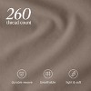 260 Thread Count Organic Cotton Percale Bed Sheet Set by Bare Home - 4 of 4
