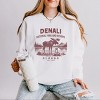 Simply Sage Market Denali National Park and Reserve Alaska EST. 1917 Lightweight Garment Dyed Sweatshirt - 2 of 4